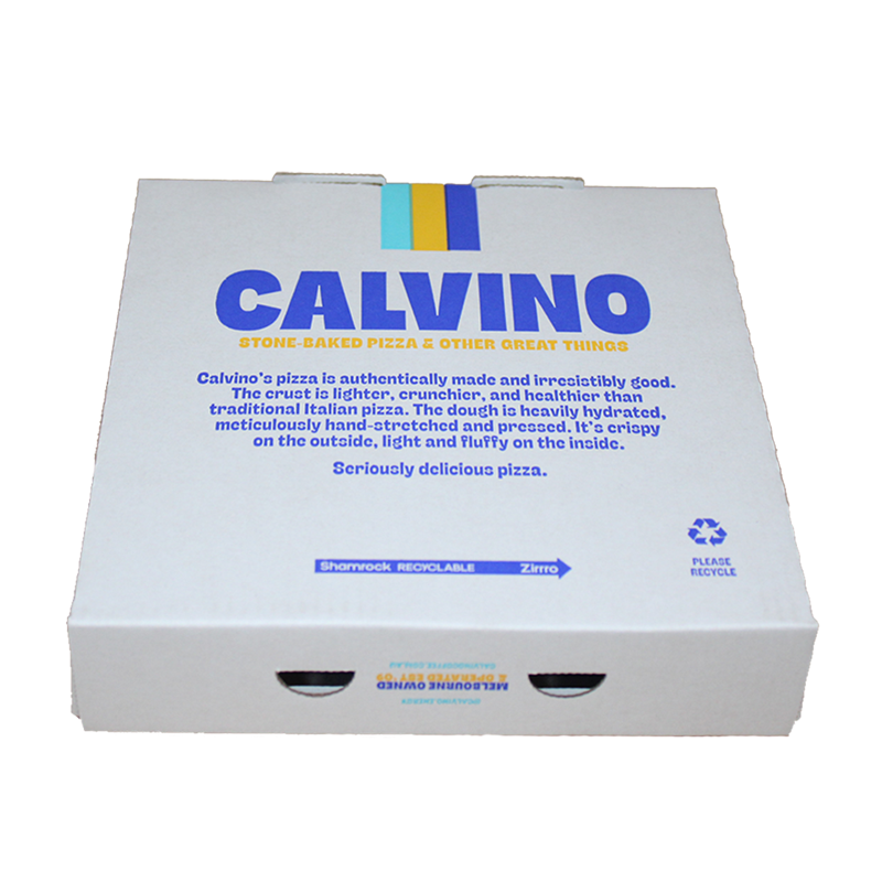 Custom Pizza Box - Double Paper Product