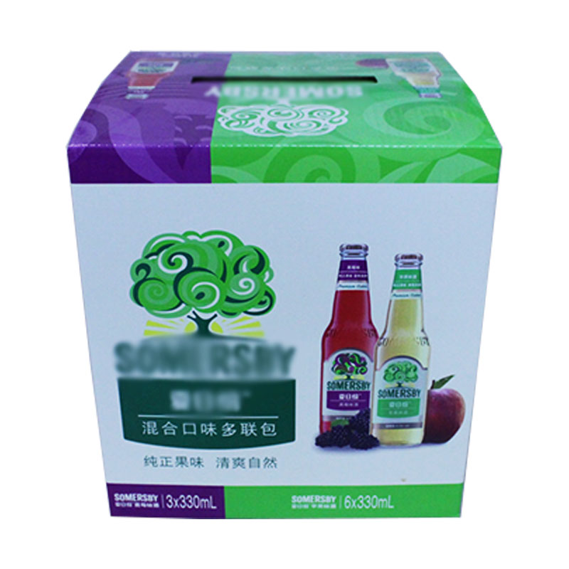 中タイプ瓶飲料箱 - Double Paper Product